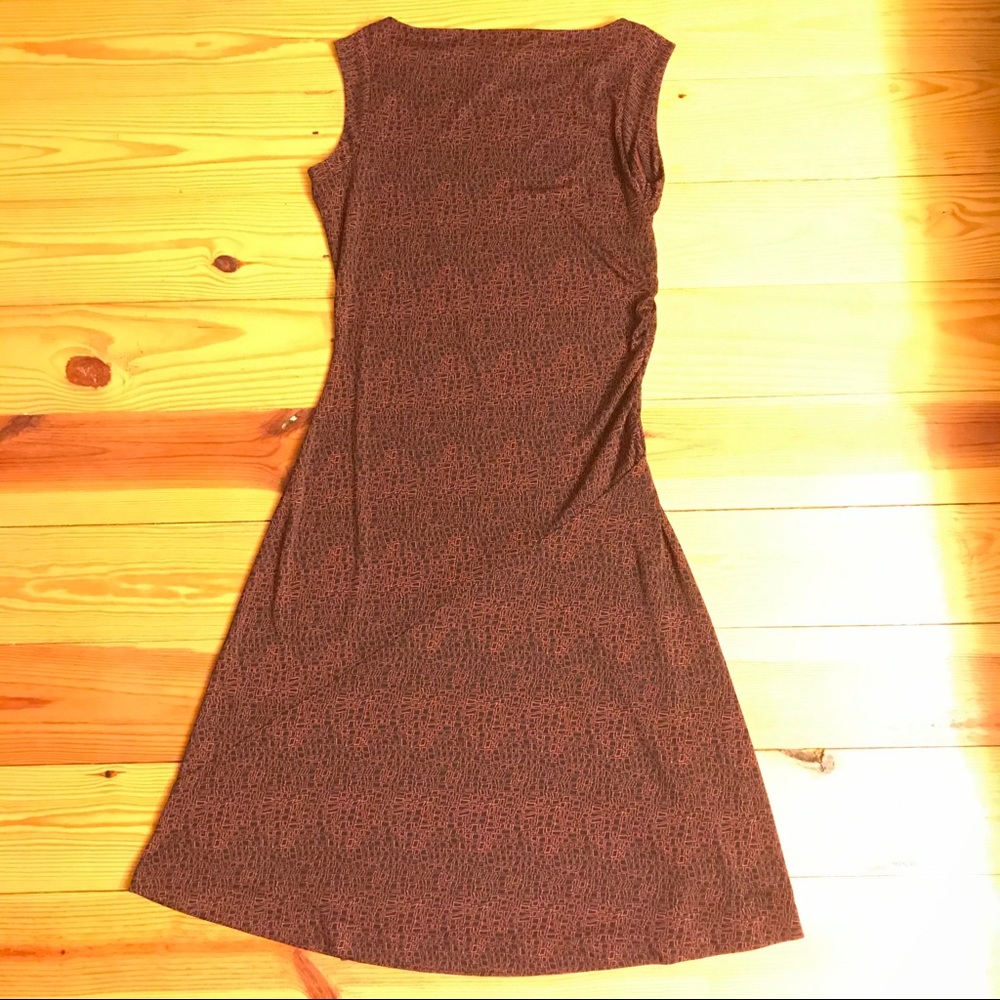 Mossimo Brown Black Geometric Dress, EUC, S - Picture 12 of 15